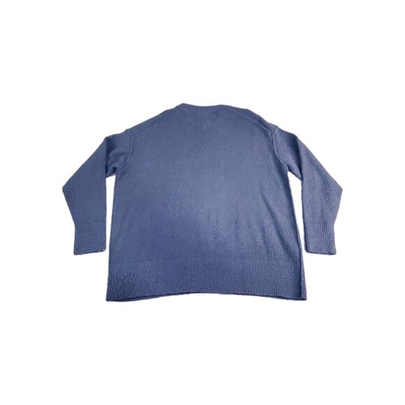 Aerie Sweater Womens Sz S Blue Knit Crew Neck Long Sleeve Oversized Ladies C18 - Picture 7 of 8